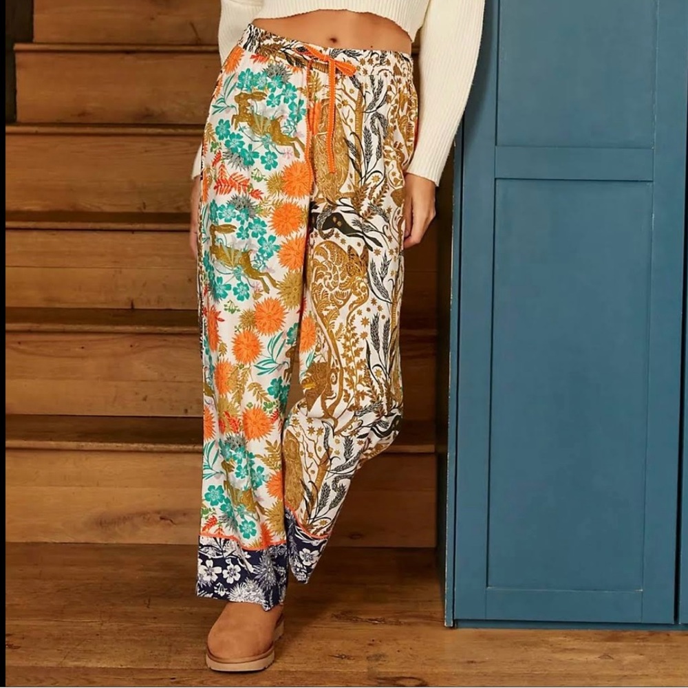 NWT Anthropologie x Cally Conway pajama sleep pants S